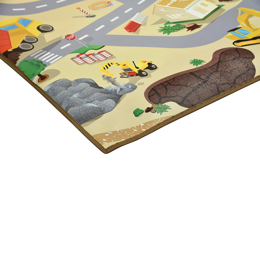 Construction Road Play Mat – Wipe Clean Surface