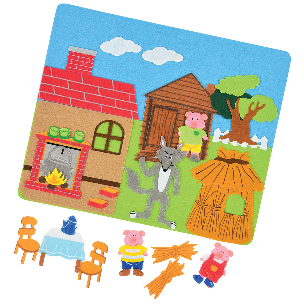 Flannel Board Set for Three Little Pigs