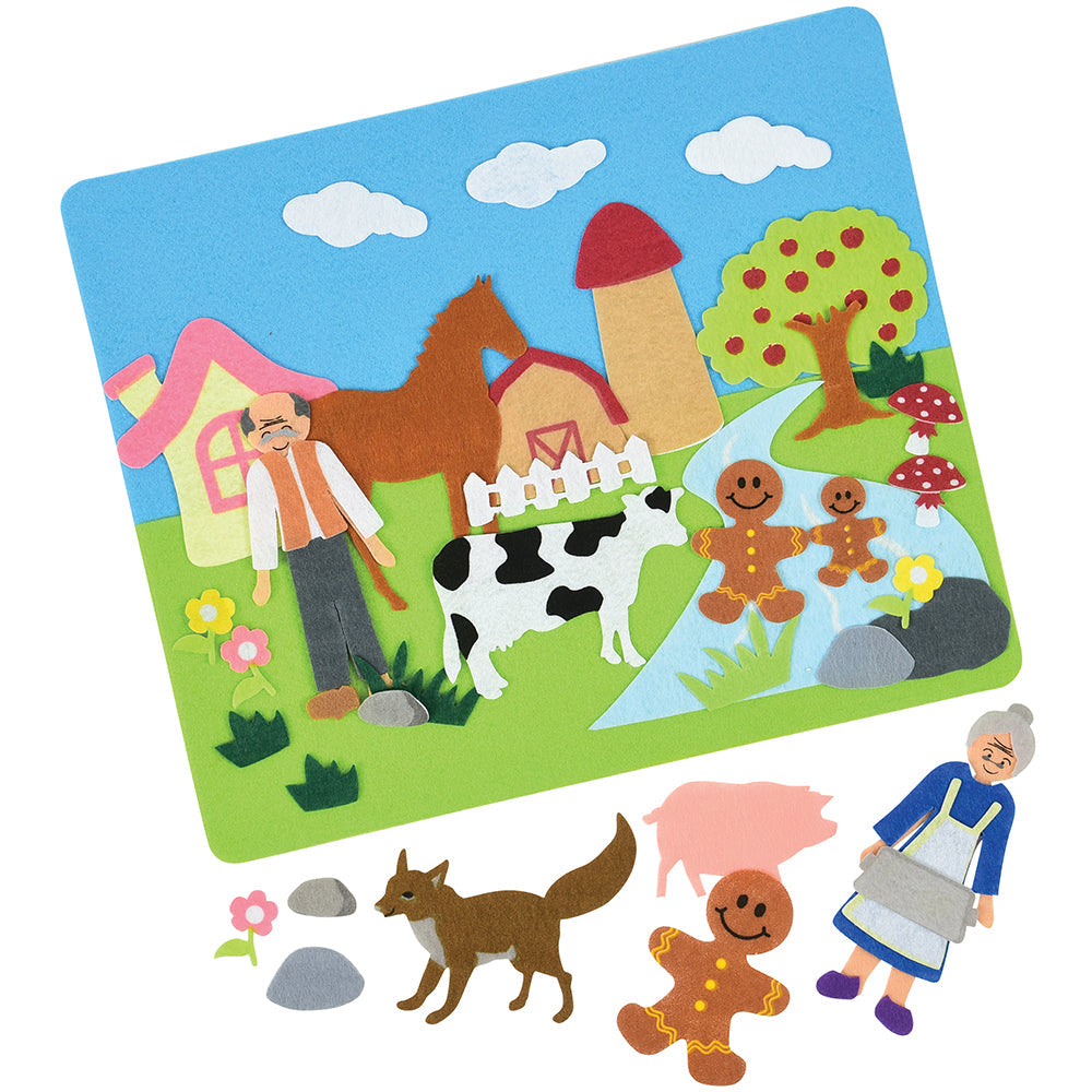 Flannel Board Set for Gingerbread Boy