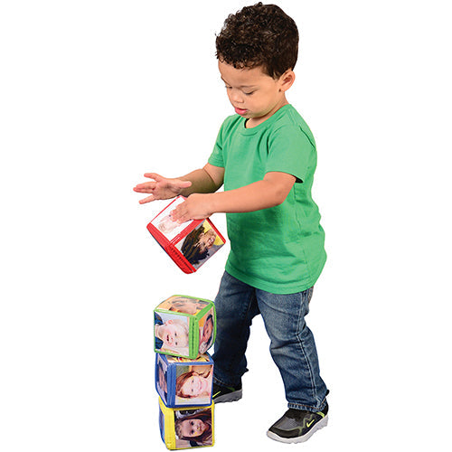 Child Stacking Blocks