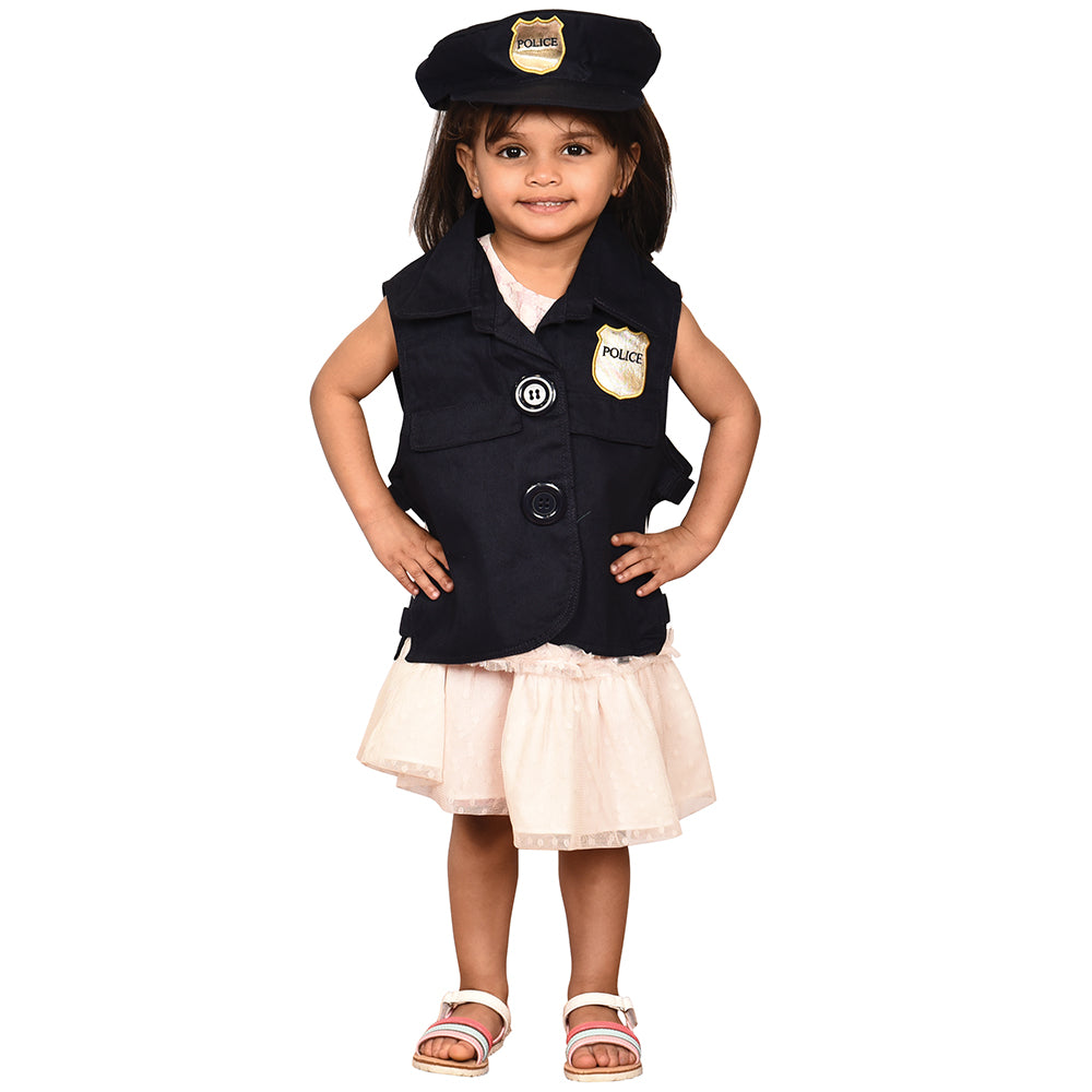 Toddler Dress-Up Vest & Hat- Police Officer