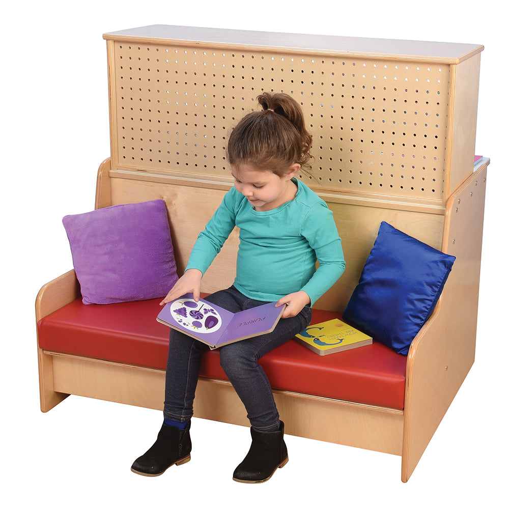 Reading Center with Cushioned Bench