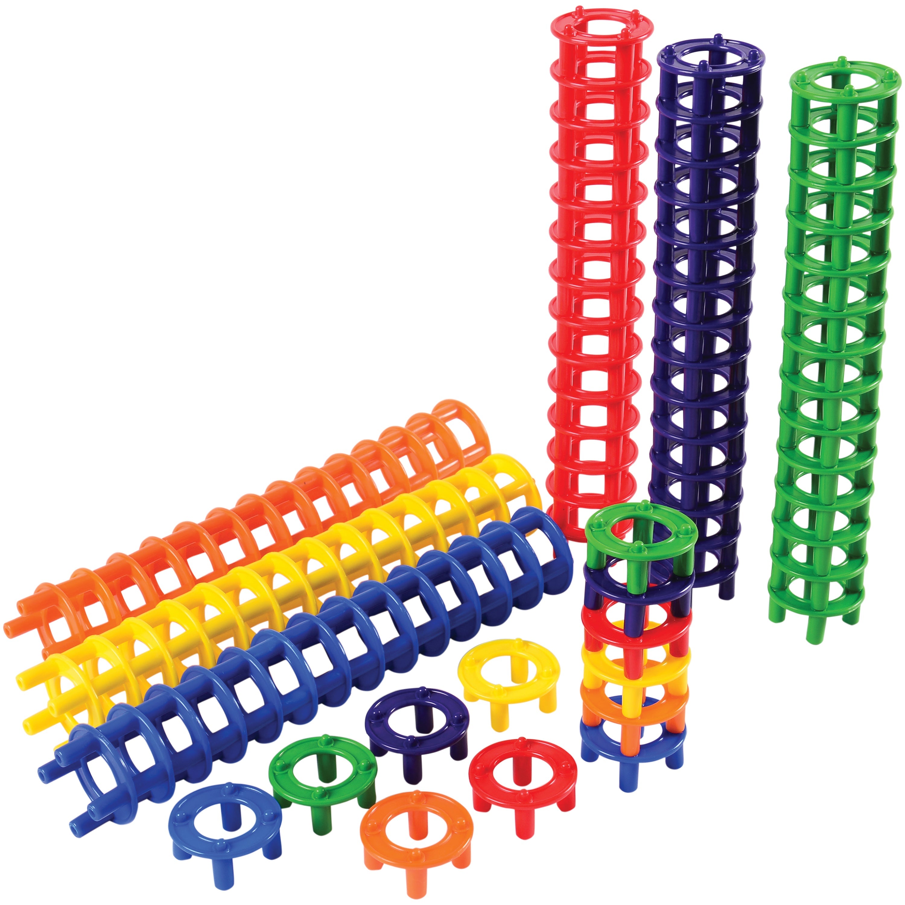 Ring Builders 96-Piece Set | Colorful STEM Construction Toy