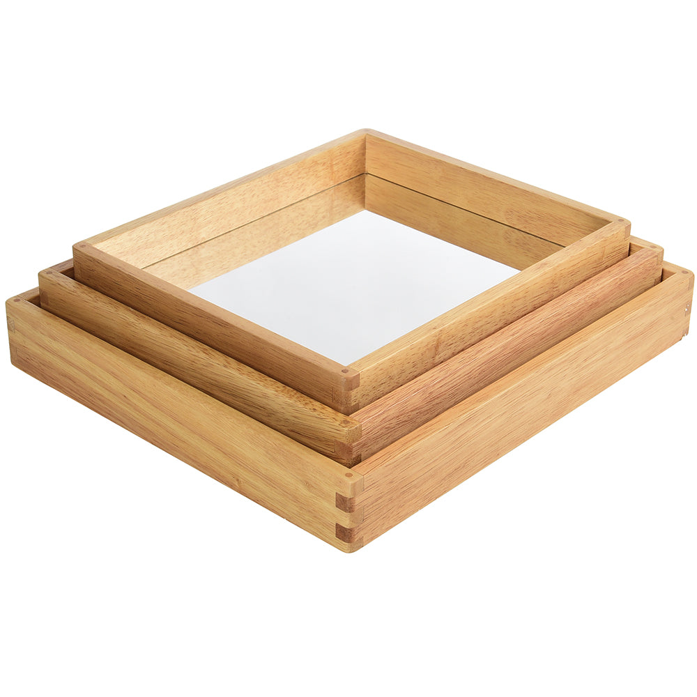 Wooden Reflective Observation Trays