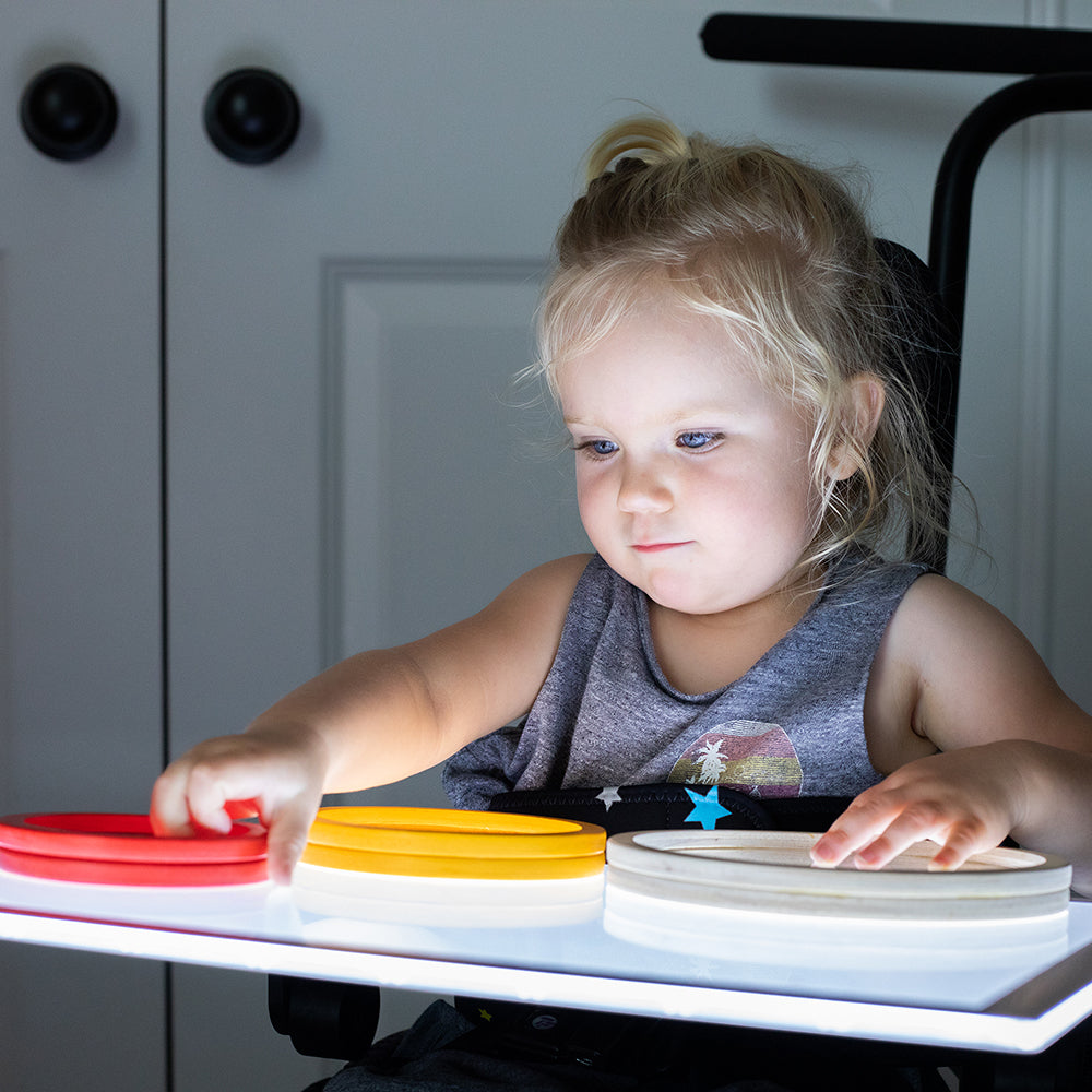 Engaging with Light Panel and Nesting Blocks