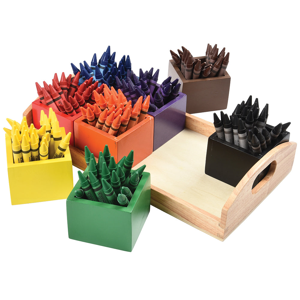 Wooden Tray with Boxes