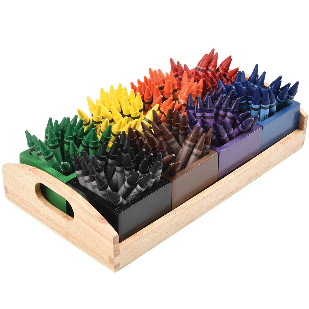 Wooden Tray with Boxes