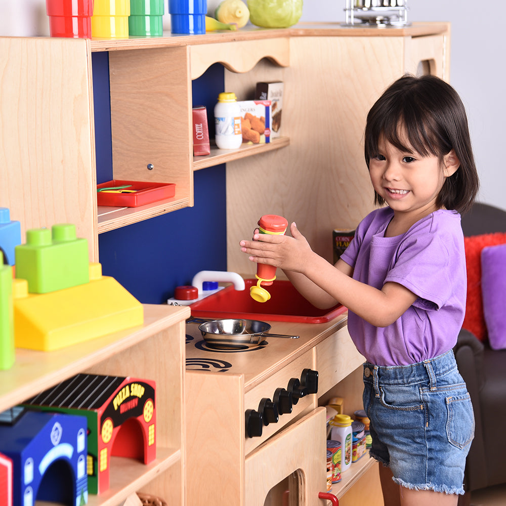 Pretend Playtime with Five-In-One Toy Kitchen