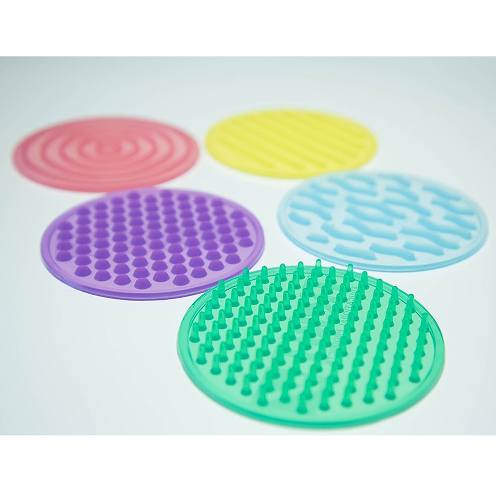 Textured Silicone Disks for Tactile Exploration and Active Play