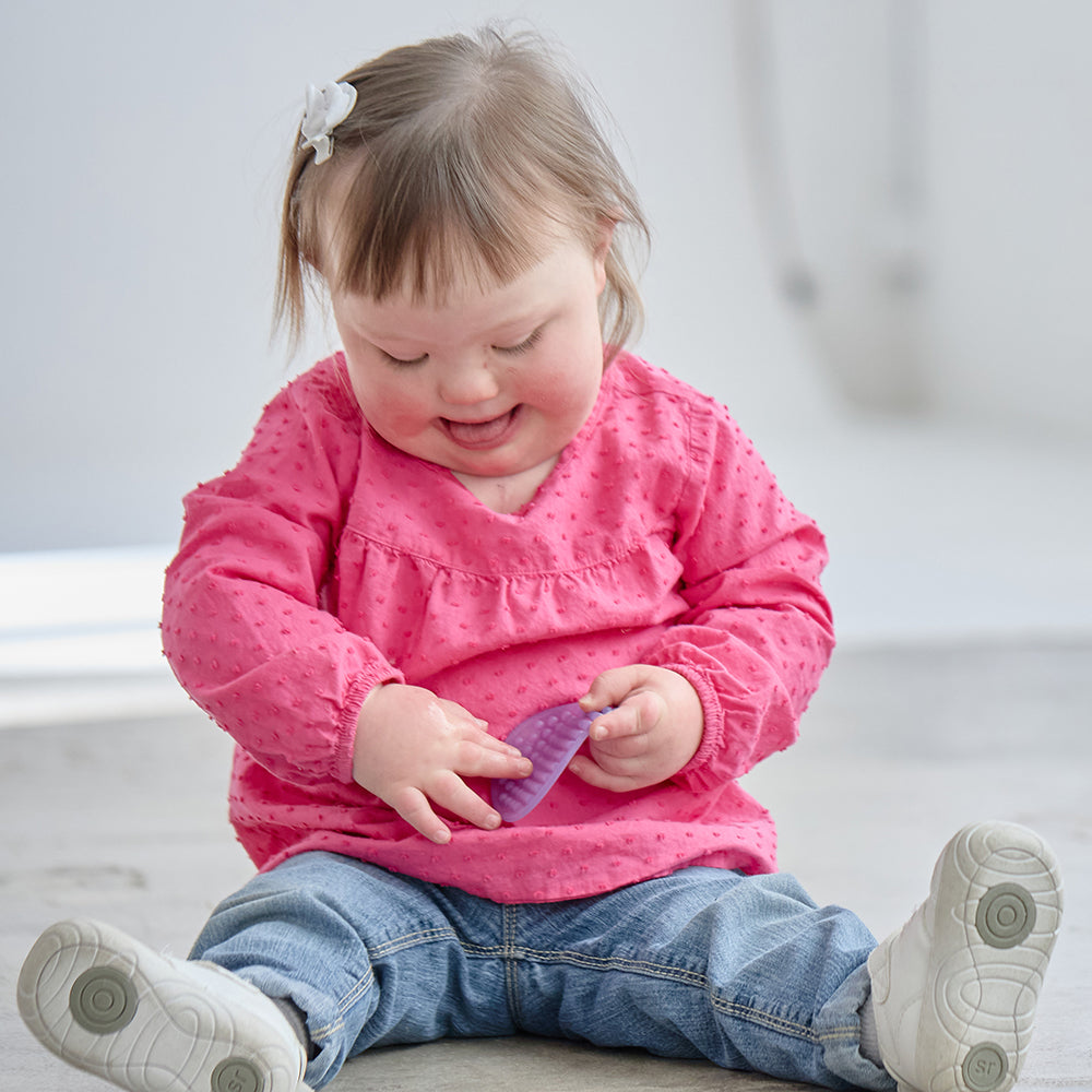 Silishapes Sensory Circles Set | Textured Silicone Disks for Tactile Exploration and Active Play