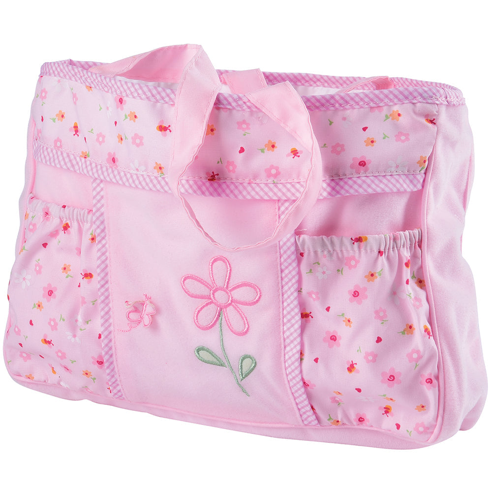 Pretend Play Baby Diaper Bag with Pockets