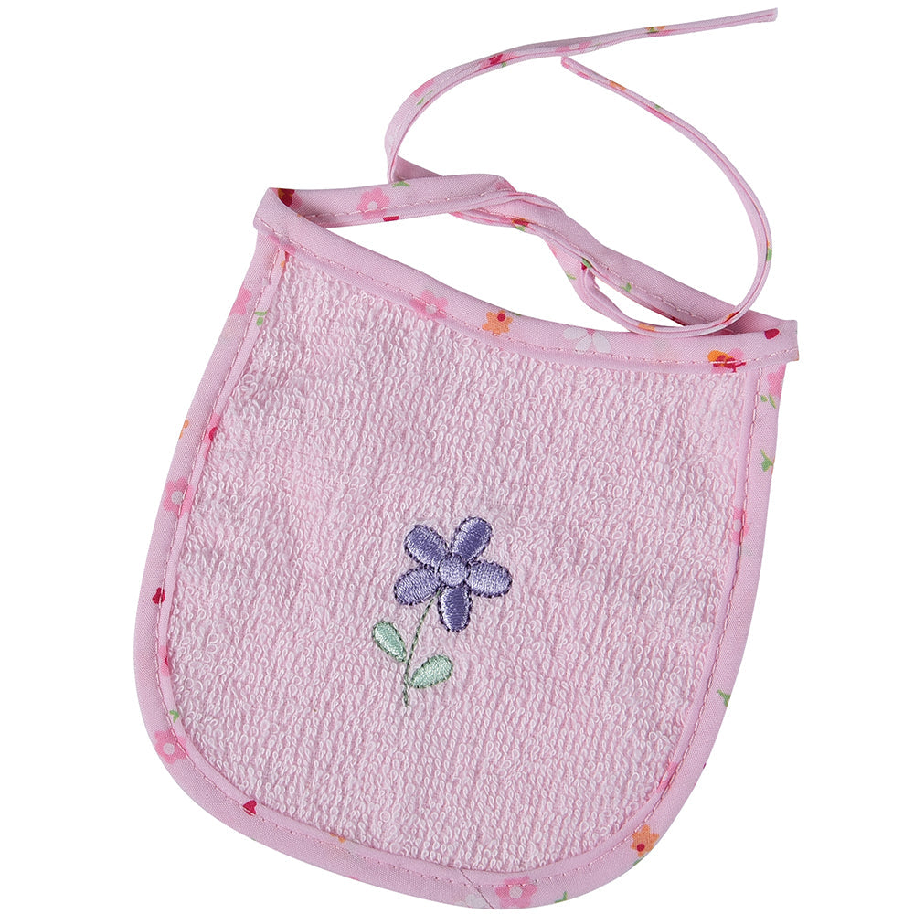 Baby Doll Pink Cloth Bib