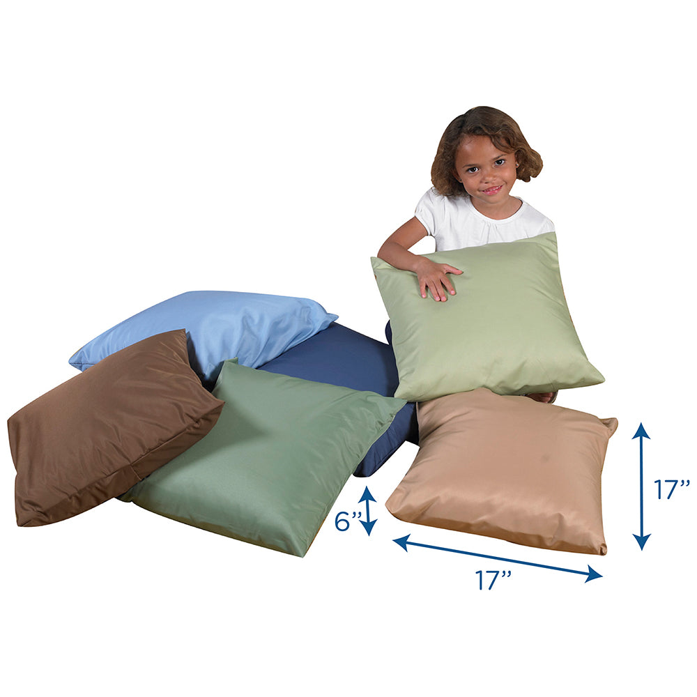 Measurements of Natural & Calm Colors Oversized Pillows