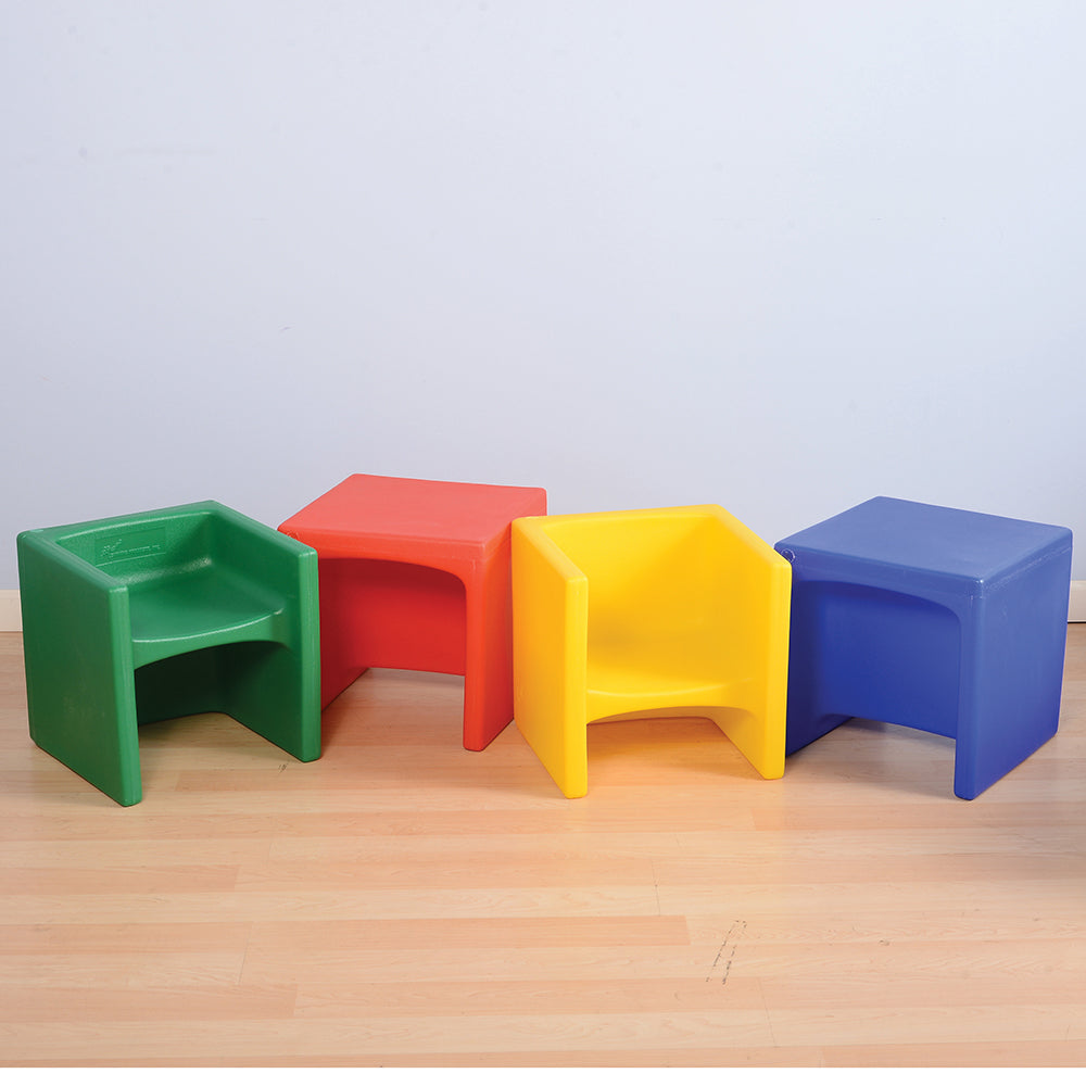 Set of 4 Cube Chairs for the Classroom