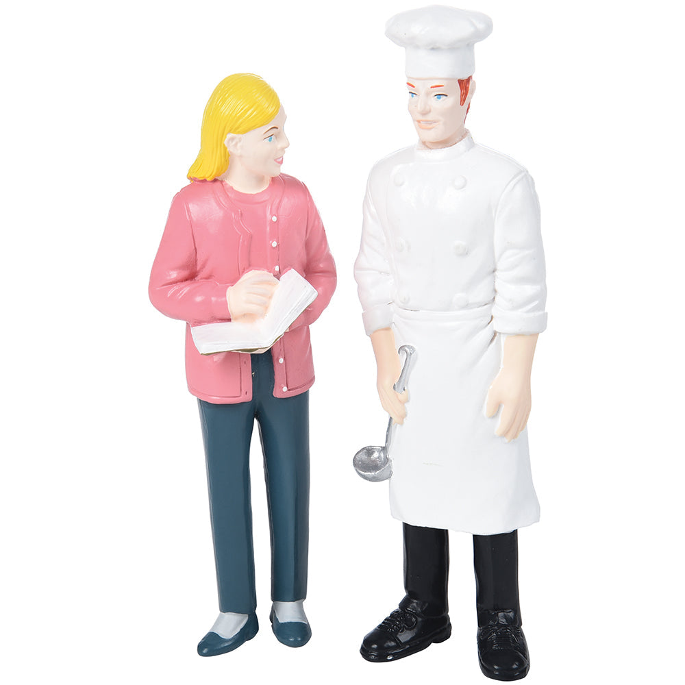 Librarian & Chef Pretend Play Figures