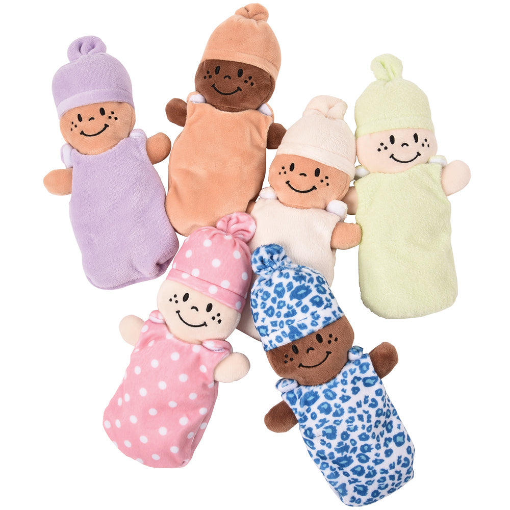 Set of 6 Culturally Diverse Baby Dolls