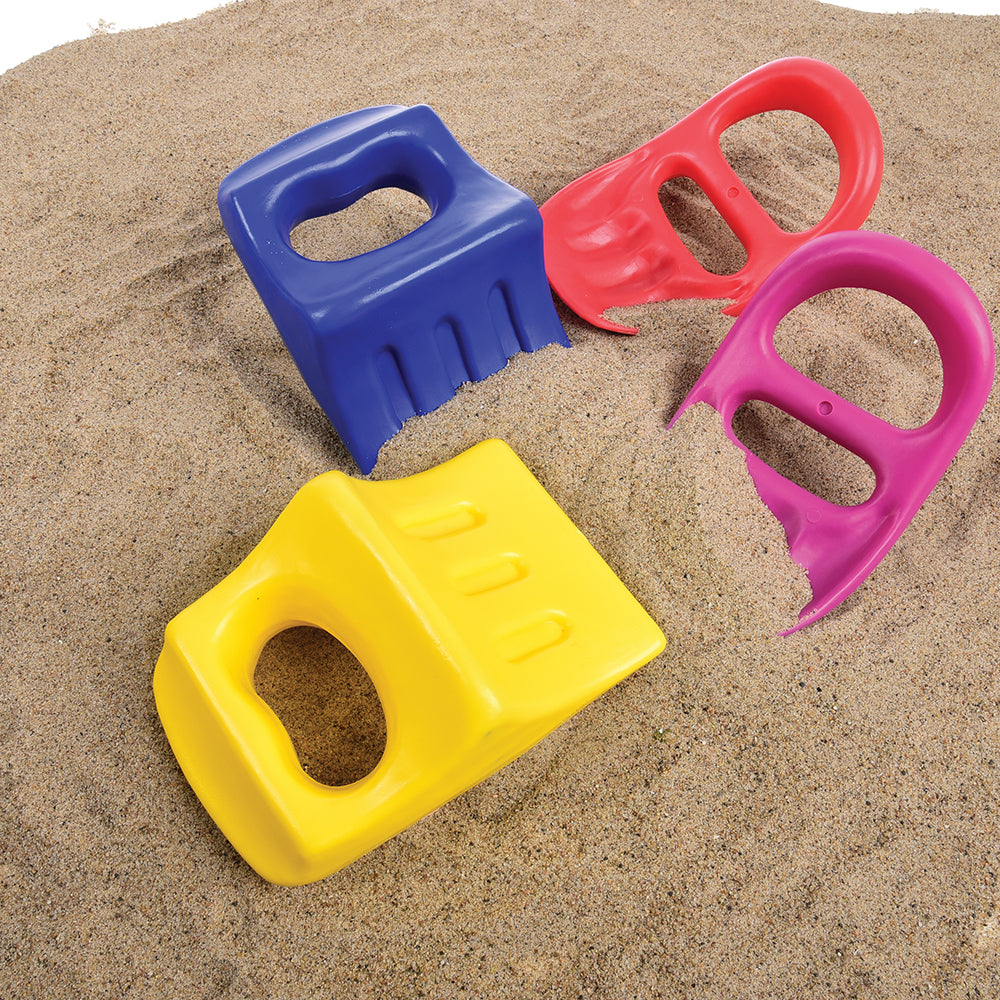 Digging Through Sand with Sensory Tools