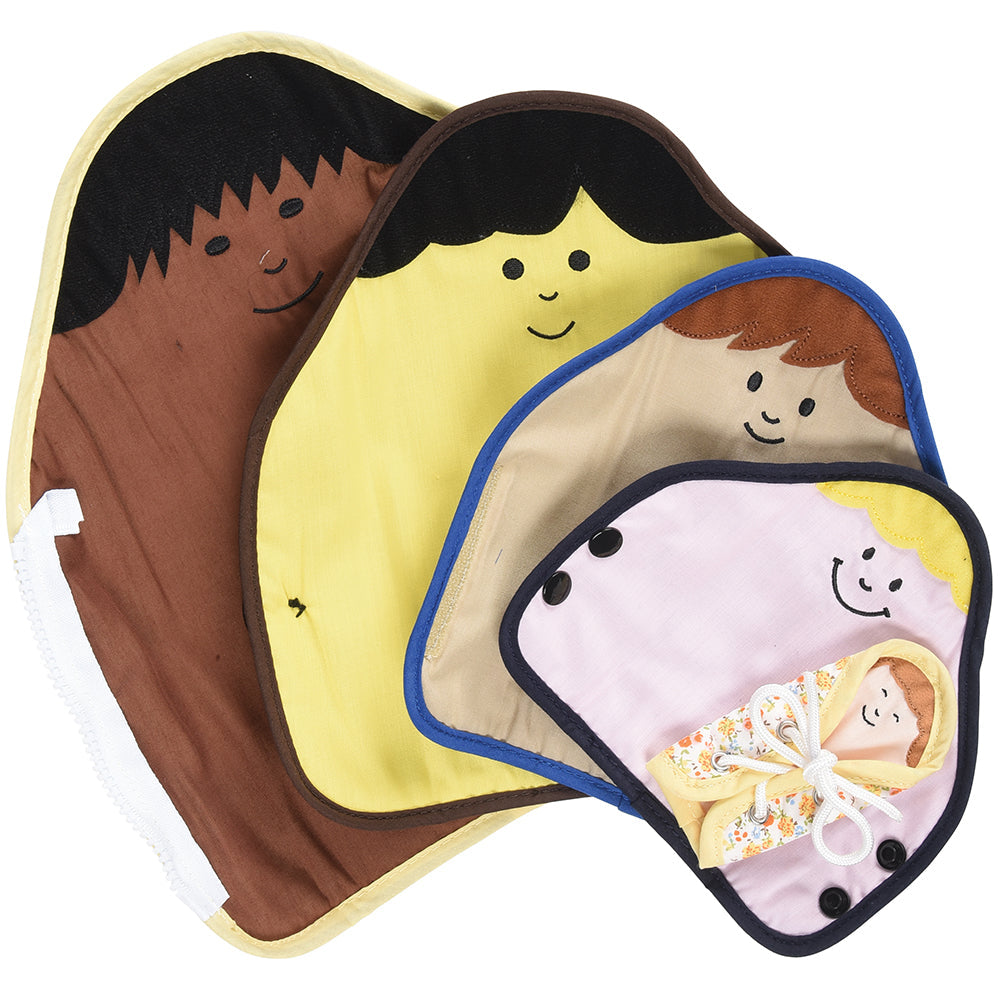 Culturally Diverse Dress to Nest Dolls | 5 Piece Set