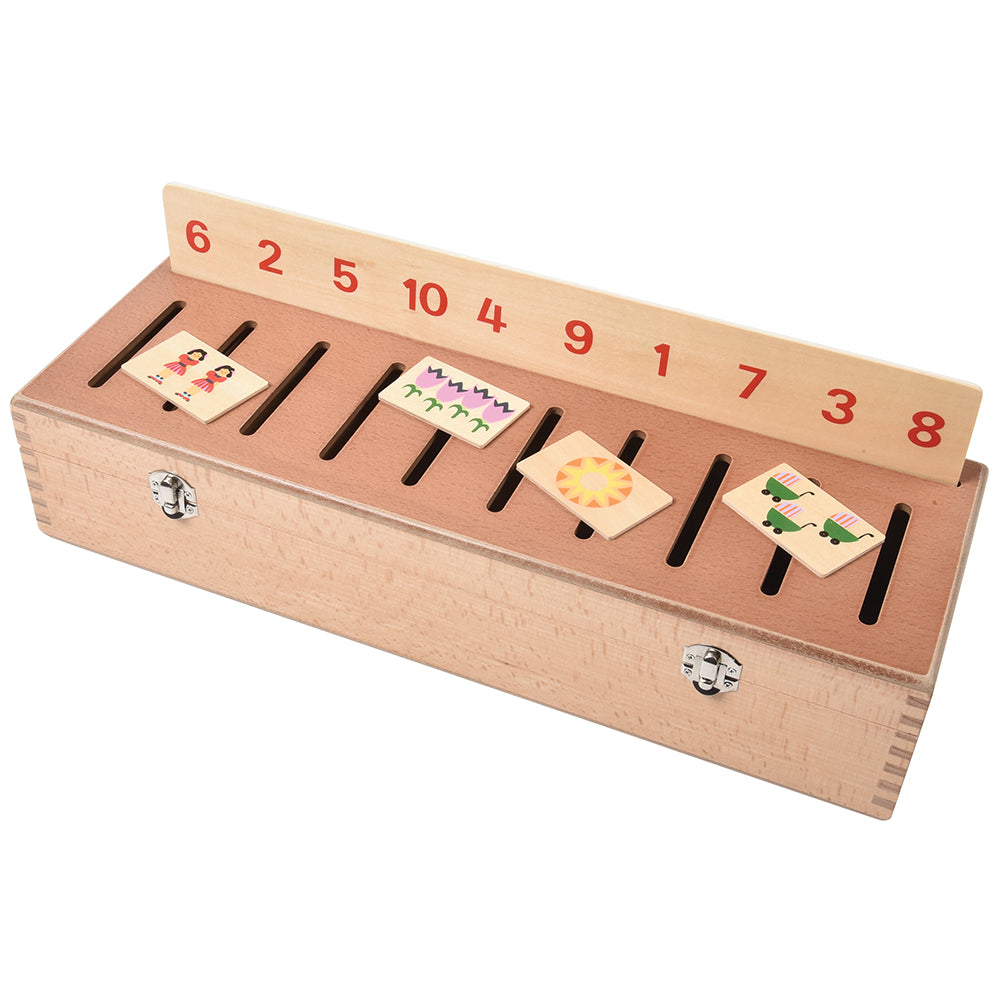 Wooden Sorting Box Combo for Color & Counting – 73-Piece Math and Color Recognition Set for Early Learners