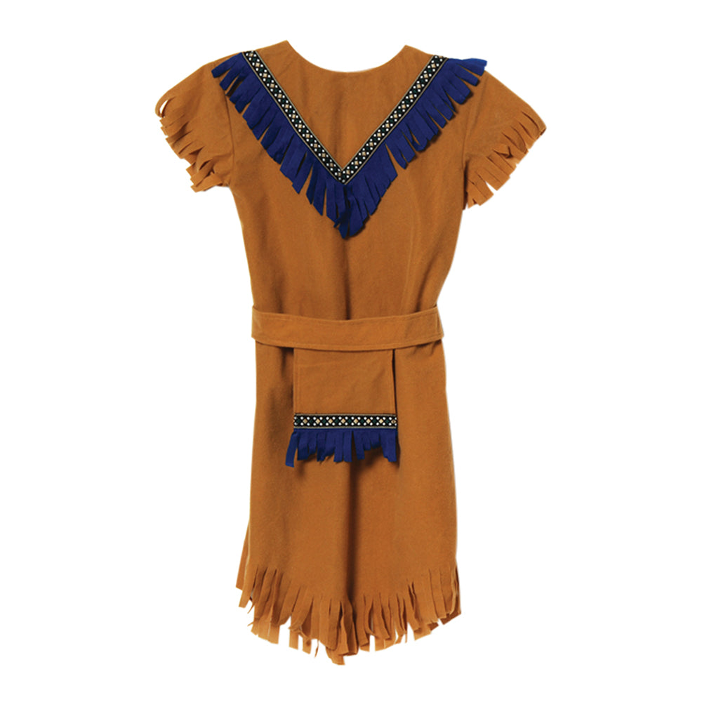 Brown Fringe Dress | Indigenous Americas Tradition | Fits Most Children Ages 3-6 Brown Fringe Dress | Indigenous Americas Tradition | Fits Most Children Ages 3-6