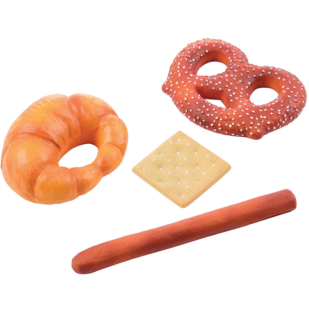 Vinyl Croissant, Pretzel, Soda Cracker and Breadstick