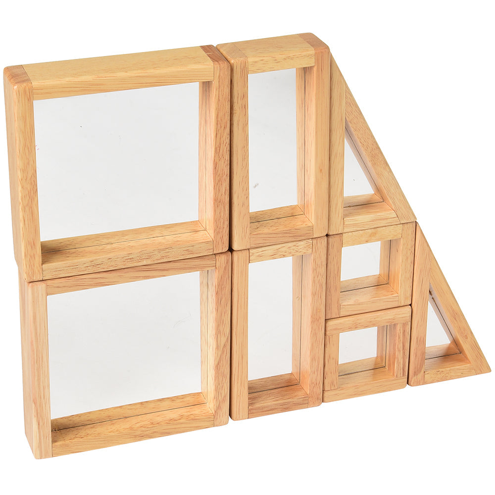 Stackable Geometric Mirrored Building Blocks
