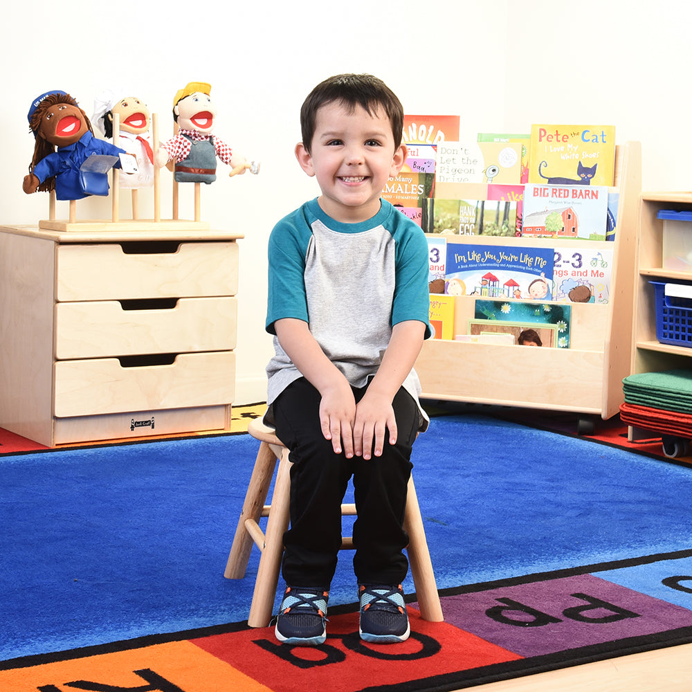Wooden Classroom Footstool