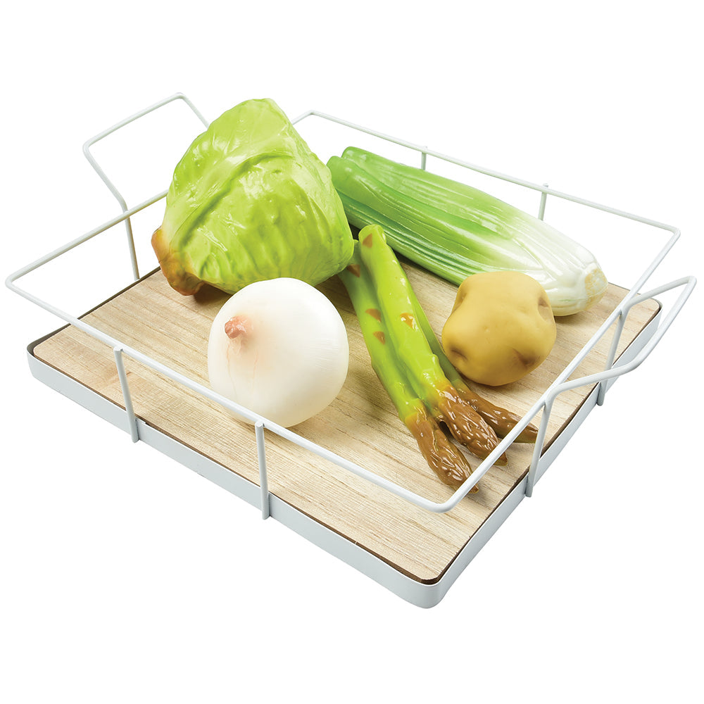 Realistic Play Vegetables Set on a tray