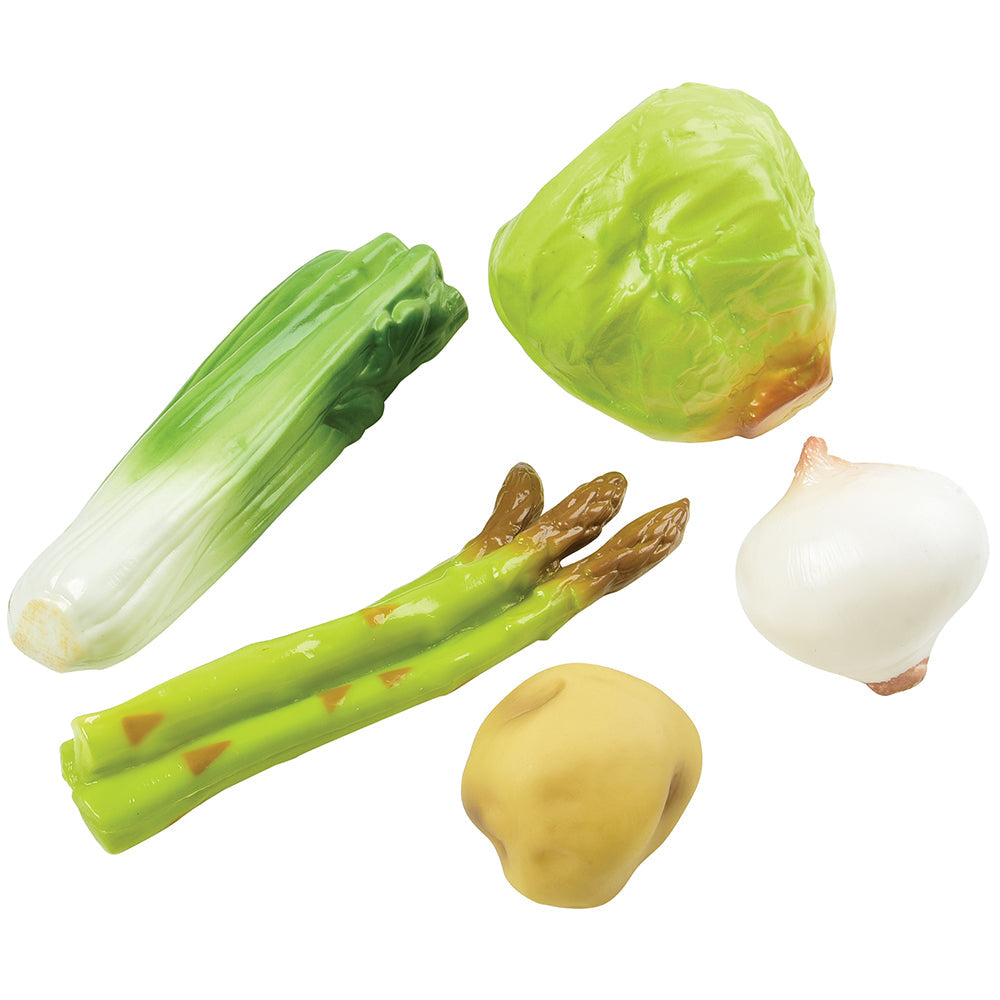 5-Piece Plastic Vegetables Set