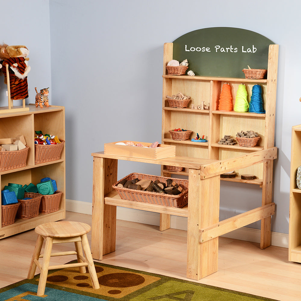 Market Stall as Loose Parts Lab in Classroom