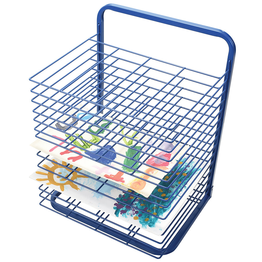 15-Shelf Sturdy Paint Classroom Drying Rack