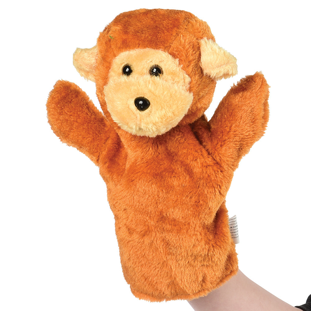Wild Animal Plush Puppet - Monkey Puppet