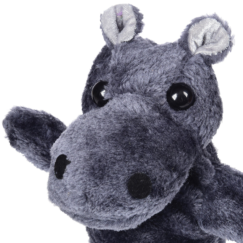 Wild Animal Plush Puppet - Hippo Puppet