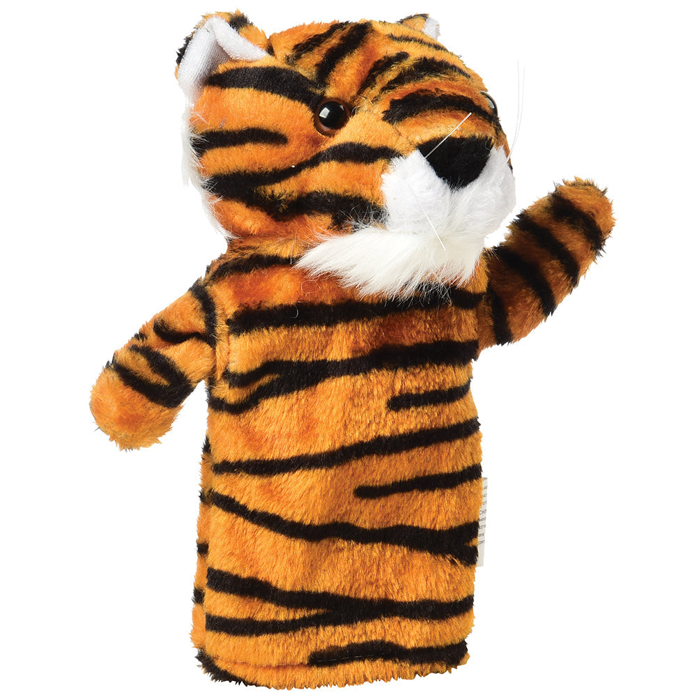 Wild Animal Plush Puppet - Tiger Puppet