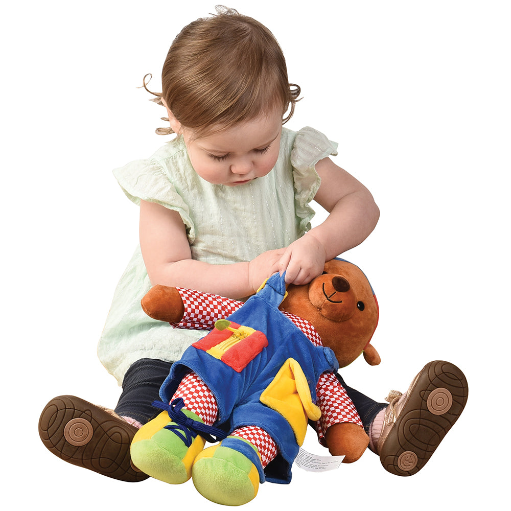 Child Engaging with Learn & Play Teddy