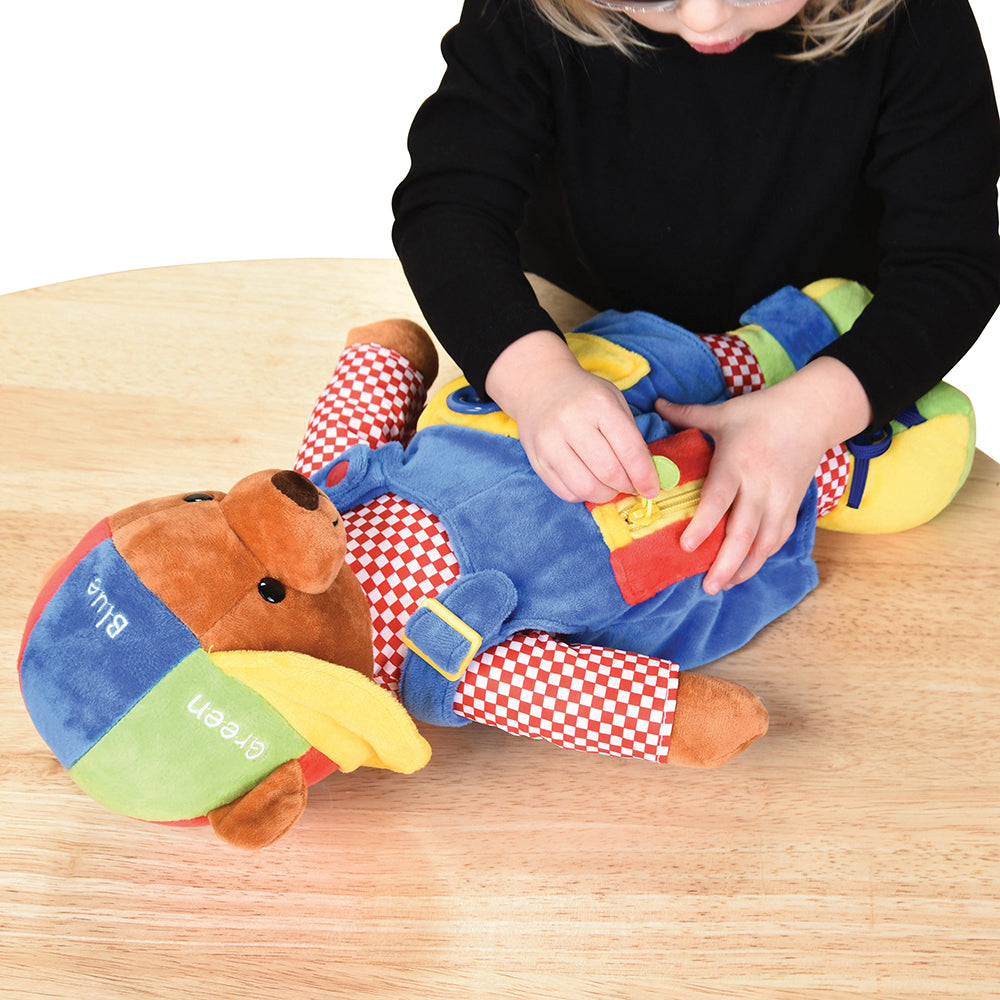 Learning About Zippers with Learn & Play Teddy
