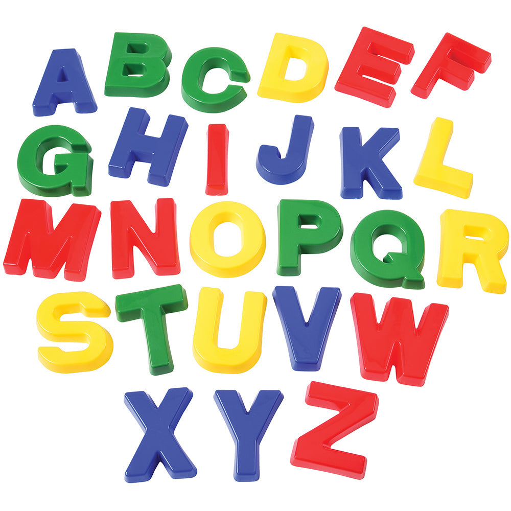 Alphabet Sand Molds – 26 Plastic Uppercase Letter Molds for Sensory Play
