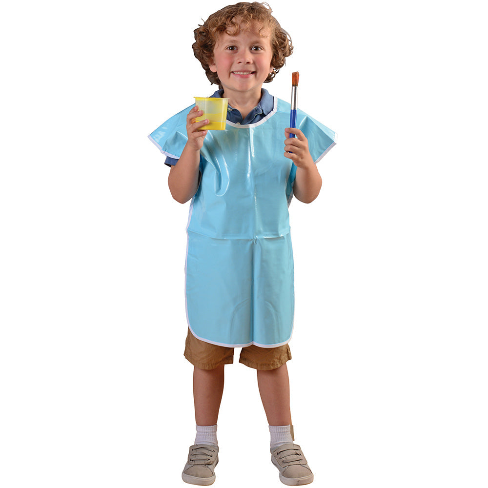 Child Wearing Waterproof Apron