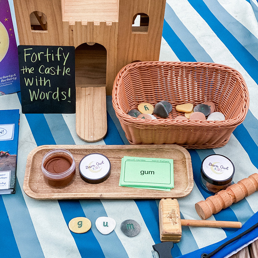 Using Baskets in Outdoor Classroom
