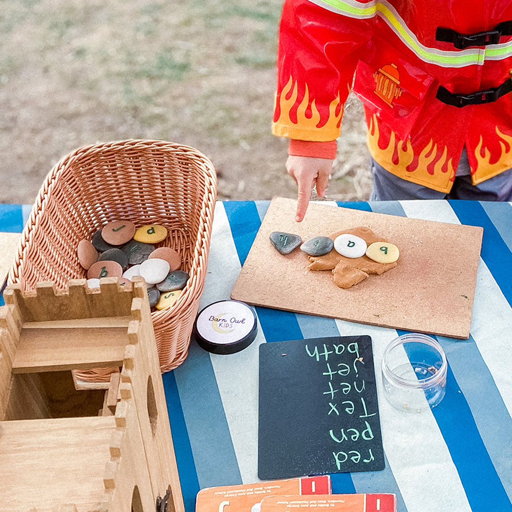 Using Baskets in Outdoor Play