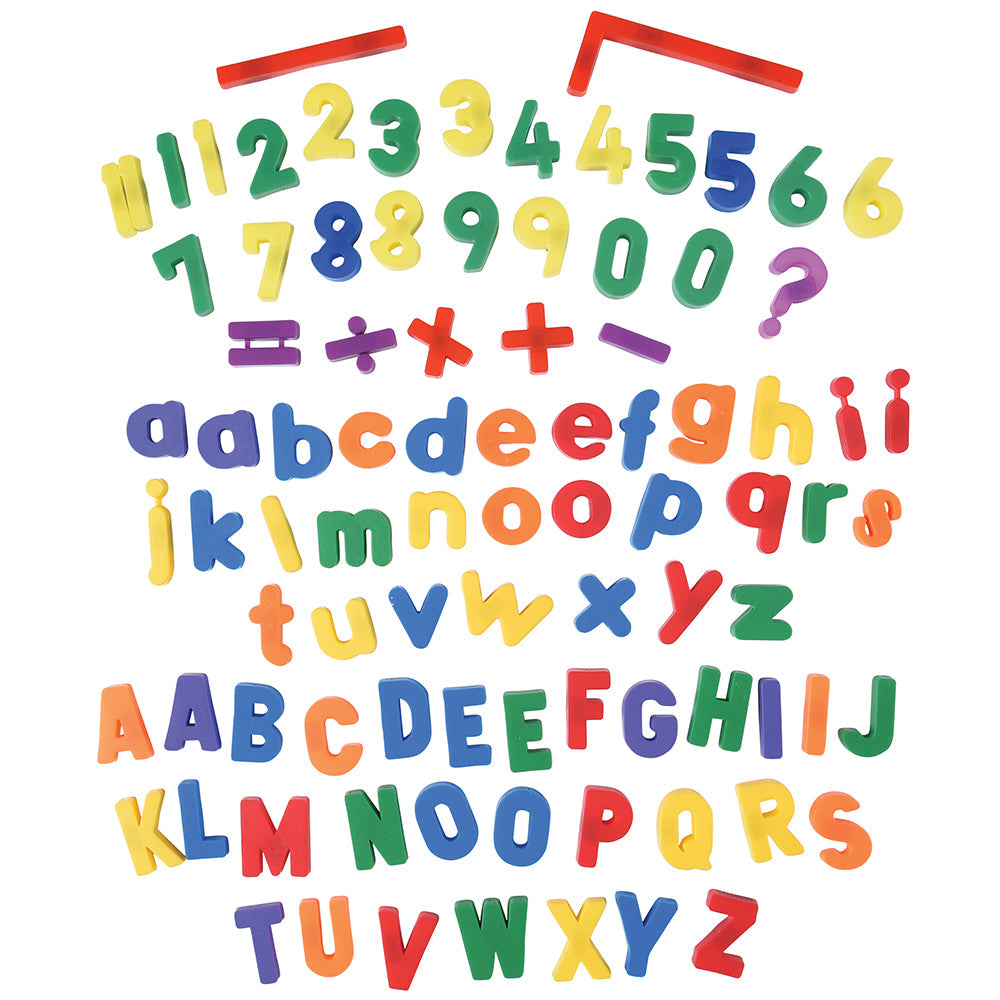 Set of Magnetic Letters & Numbers for Magnetic Lap Boards