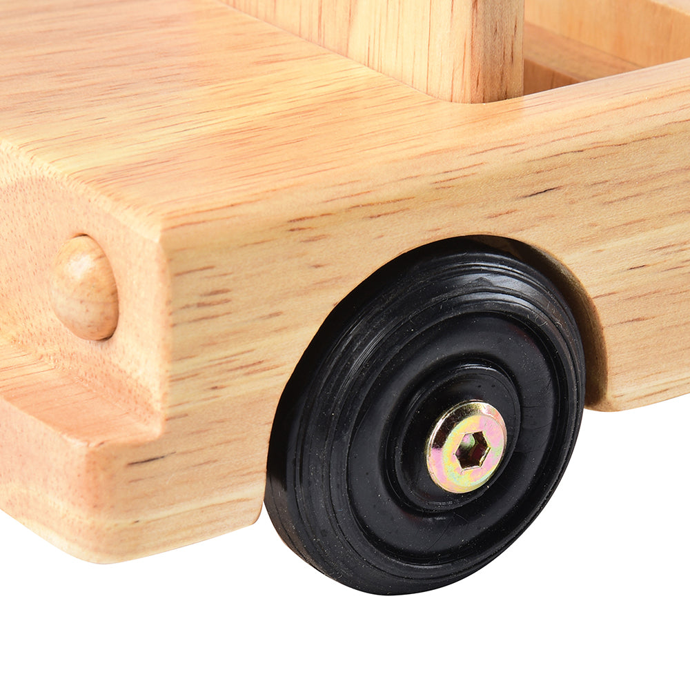 Close-up of Non-marring Rubber Tire