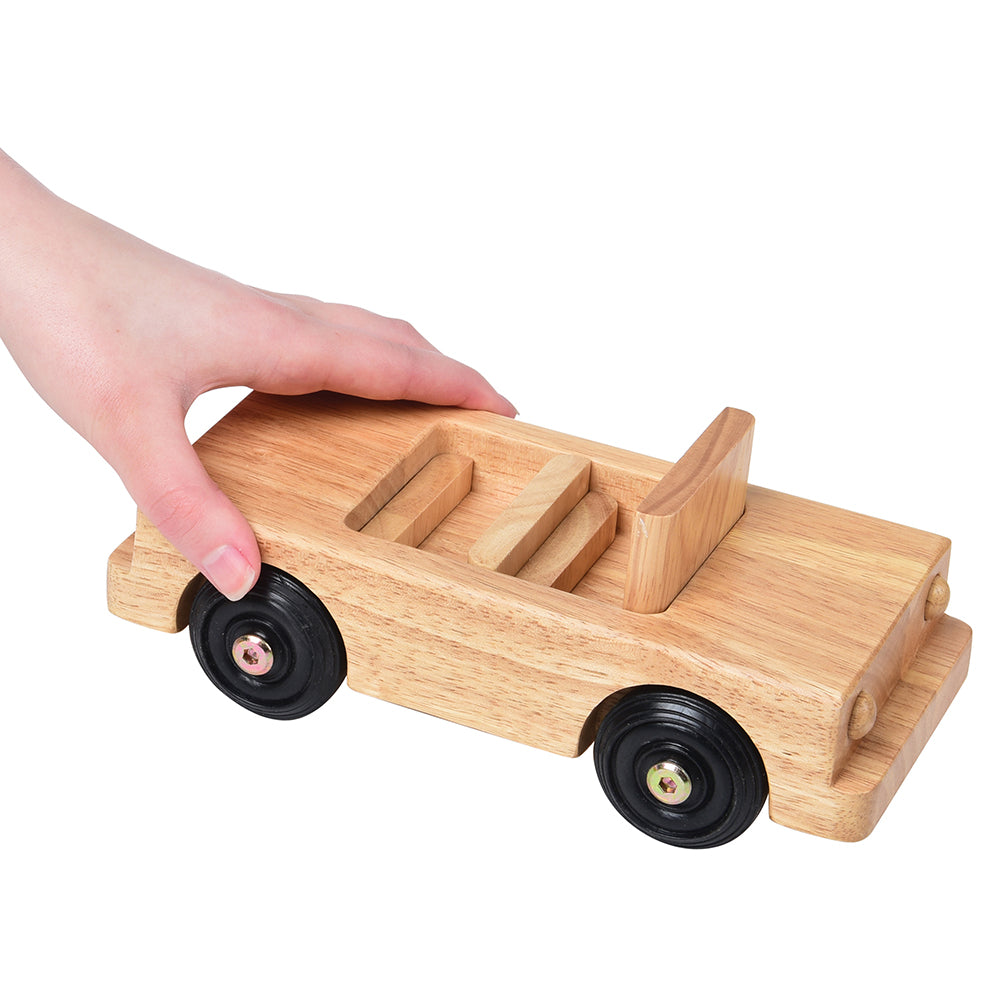 Hand Pushing Hardwood Convertible Toy