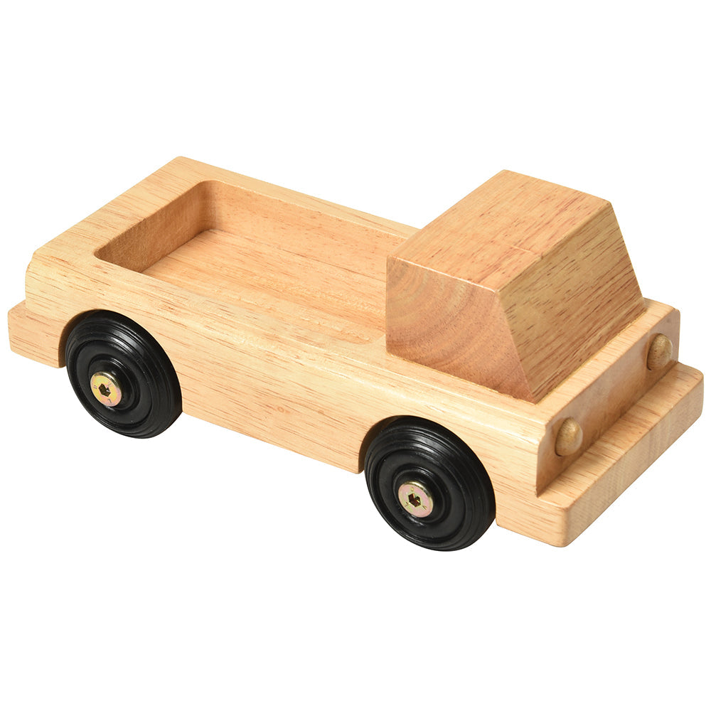 Wooden Toy Truck - Natural & Organic selling Wooden Toy Truck for Toddlers, Kids, Children,Wooden Toy Pickup Truck, Toy Truck, Maple Set of 6 Colors