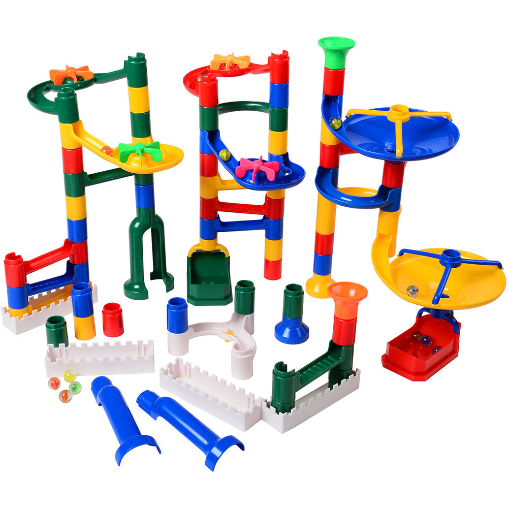 Build and Play Marble Run Marble Playing Set 80 Piece