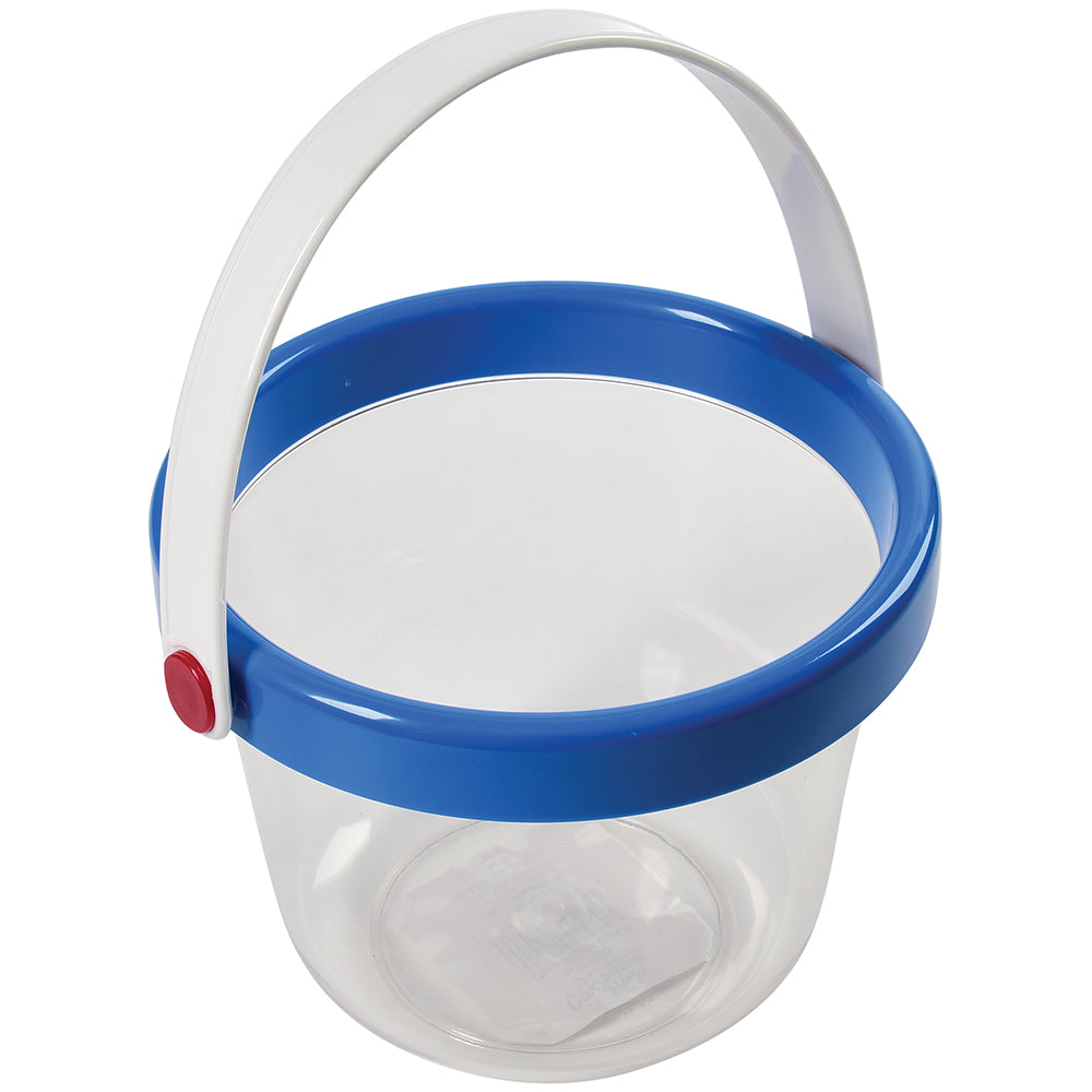 Clear Sand Bucket with handle