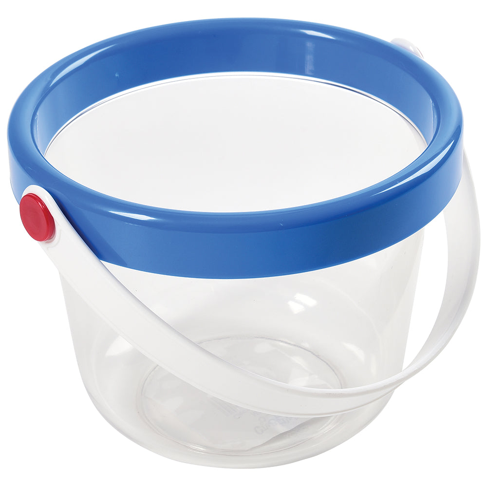 Clear Plastic Sensory Bucket | Durable Handled Toddler Toy