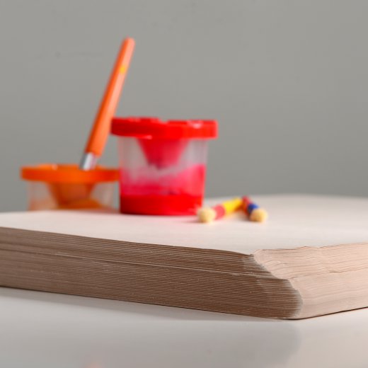 Multi-Color Paint Cups & Brushes