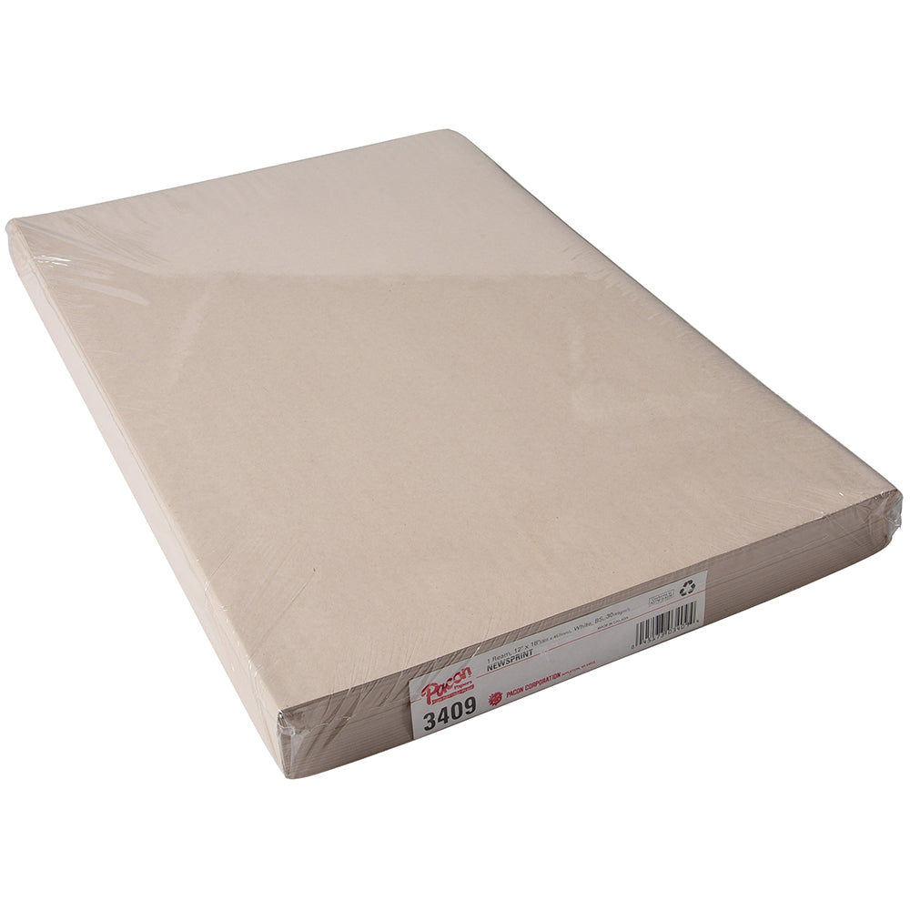 12" x 18" Newsprint Paper - 500 Sheets
