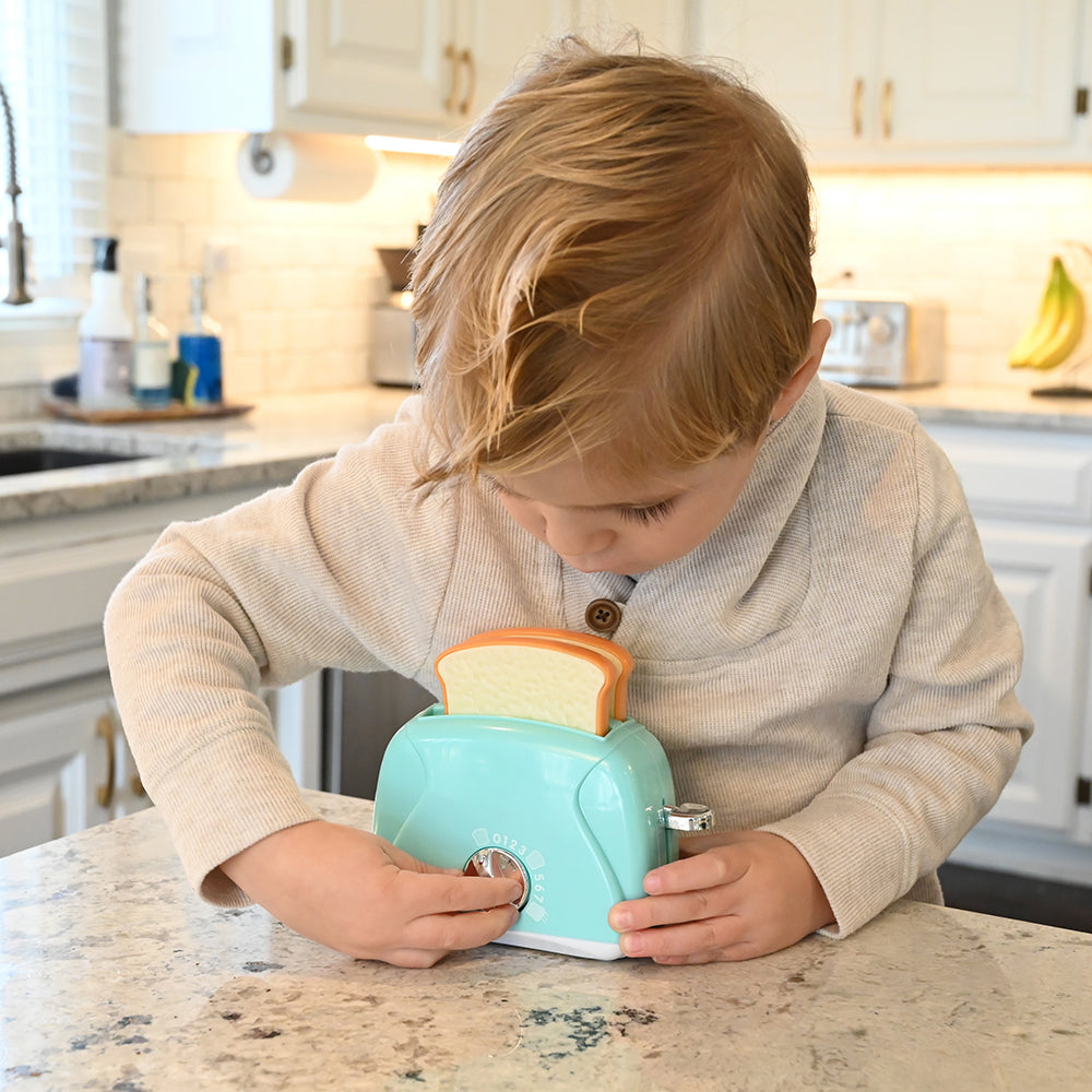 Realistic Toy Toaster with Spinning Dial